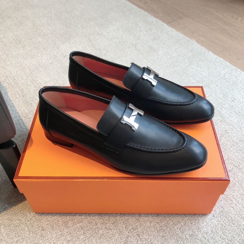 H**mes leather shoes